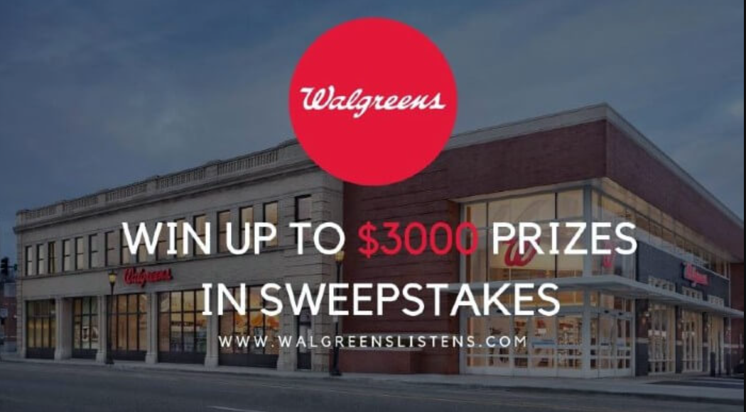 All about Walgreens listens sweepstakes Sweepstakes Drawing
