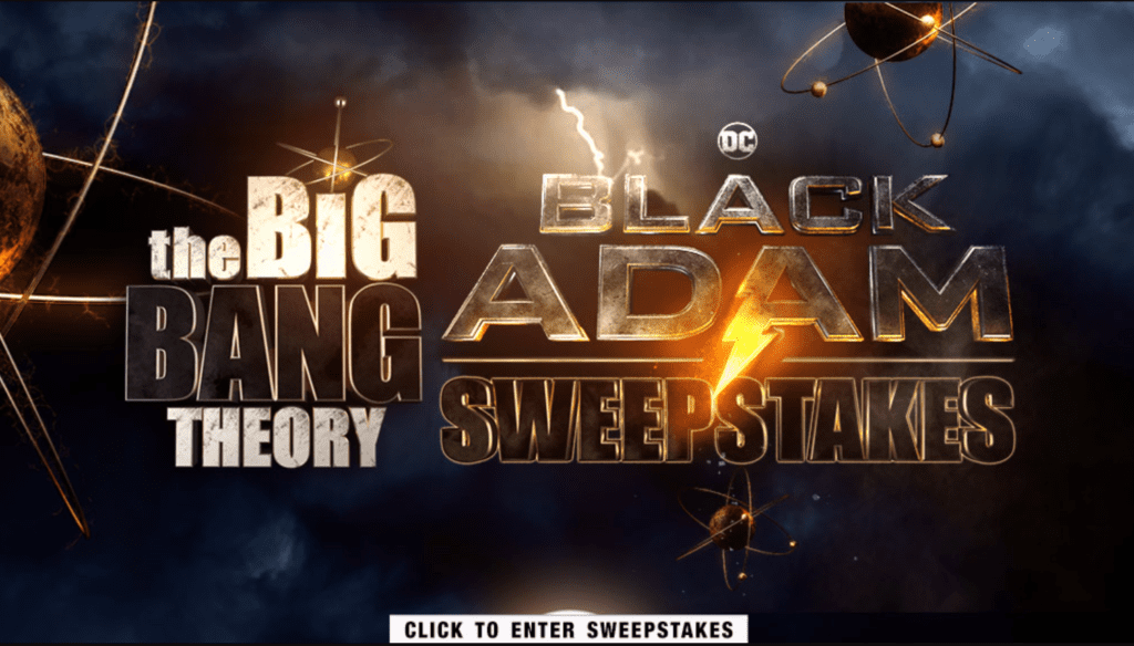 Big bang weeknights sweepstakes