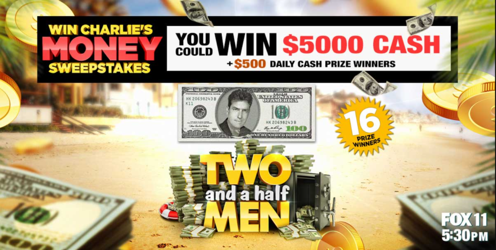 Two and a half men.com sweepstakes